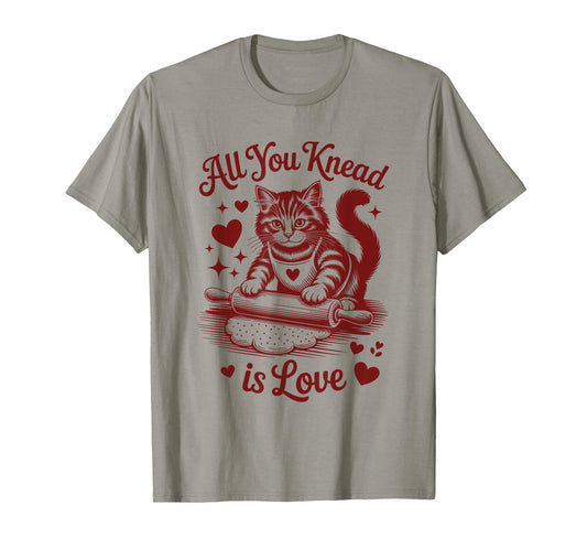 All You Knead is Love Cat T-Shirt