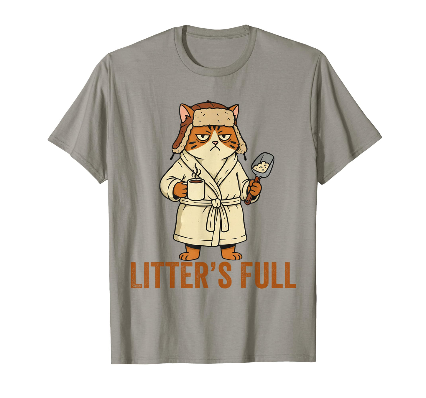 Litter’s Full Funny Cat Lovers Christmas Xmas T-Shirt