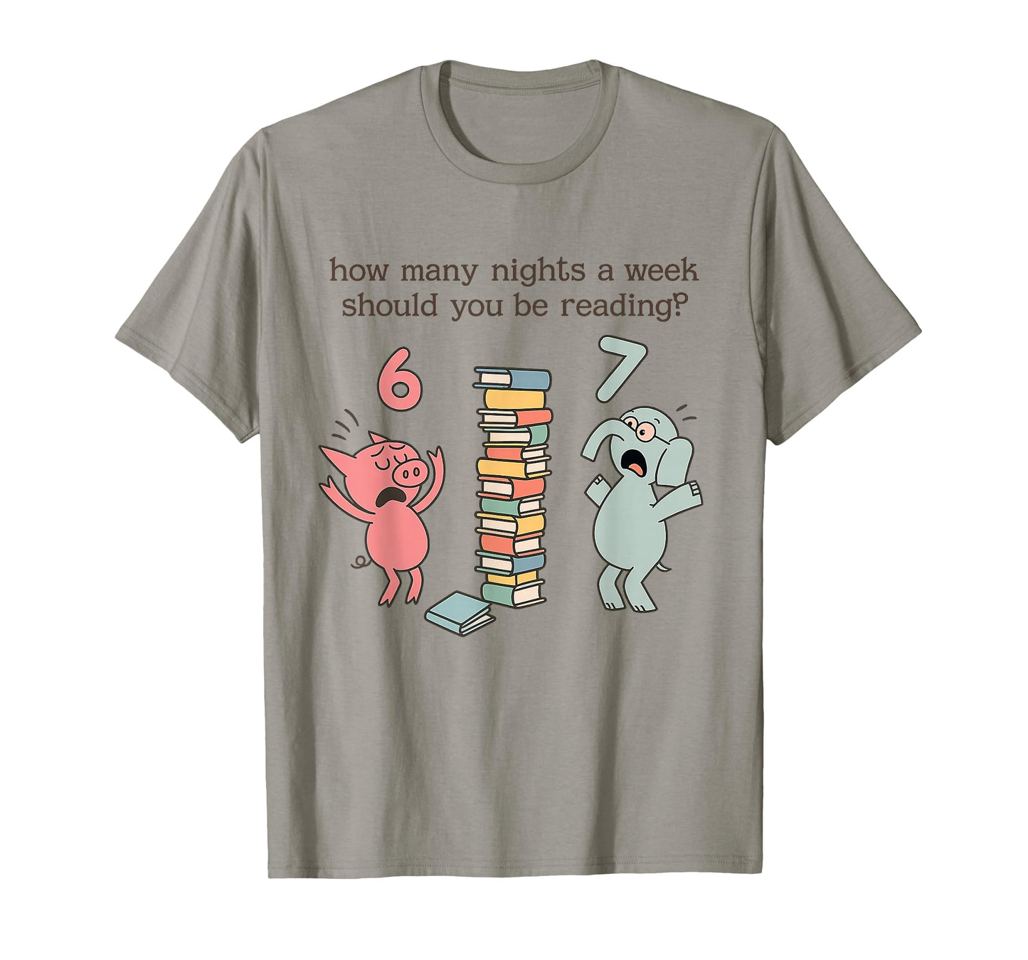 How Many Nights A Week Should You Be Reading 6-7 Teacher T-Shirt