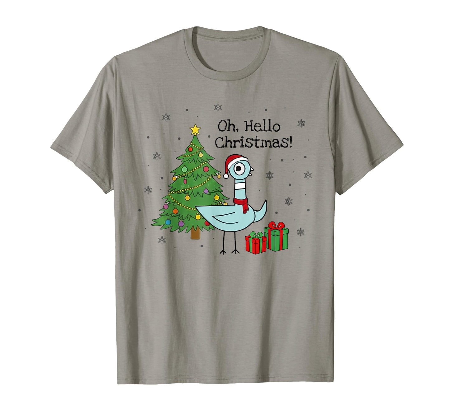 Oh, Hello Christmas Pigeon Shirt Xmas Season Teachers Kids T-Shirt
