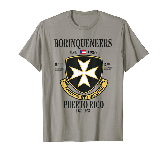 Borinqueneers 65th Infantry Regiment Puerto Rico Pride T-Shirt