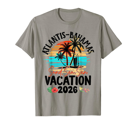 Atlantis Bahamas 2026 Vacation Beach Matching Family Group T-Shirt