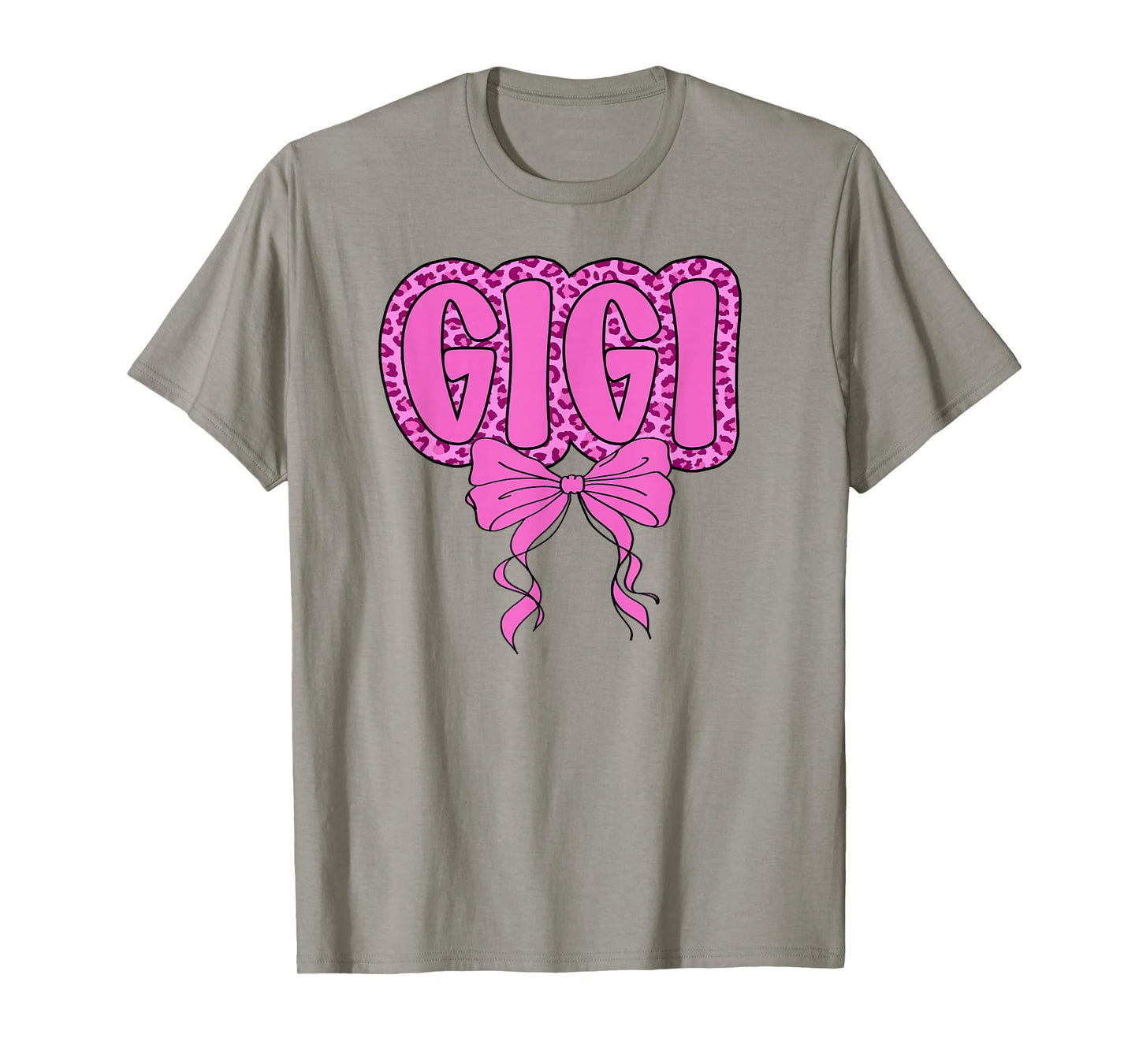 Gigi Floral Coquette Bow Pink Mother's Day Women Grandma T-Shirt
