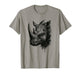 Rhino Ink Art Grunge Safari Wildlife Portrait Rhinocerus T-Shirt