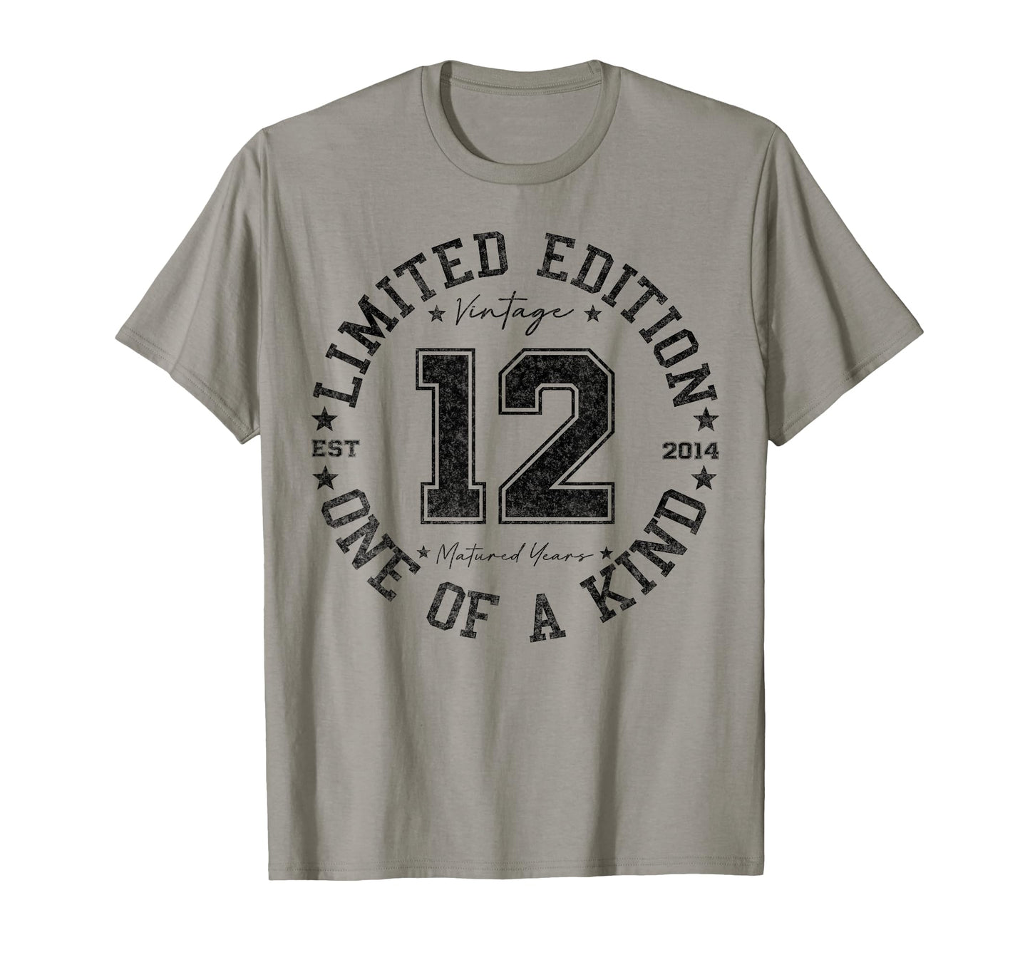 12 Year Old Gifts Vintage 2014 Limited Edition 12th Birthday T-Shirt