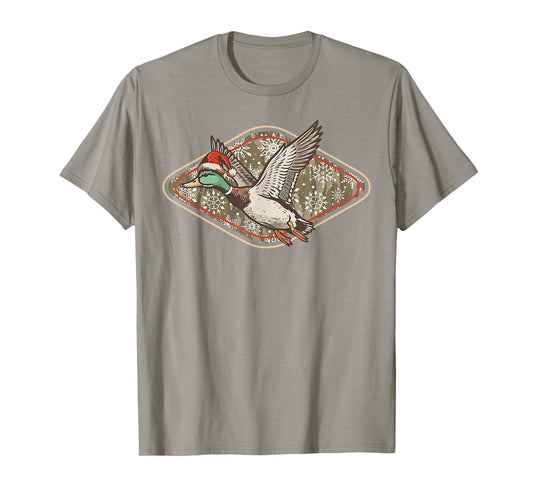 Christmas Mallard Duck Hunting Season Boys Kids Toddlers T-Shirt