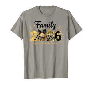 Happy New Year Crew 2026 New Year's Eve Family Matching T-Shirt