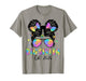 Promoted to Big Sister 2026 Becoming Big Sis Funny Messy Bun T-Shirt