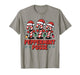 Peppermint Posse Candy Cane Funny Christmas Santa Hat T-Shirt
