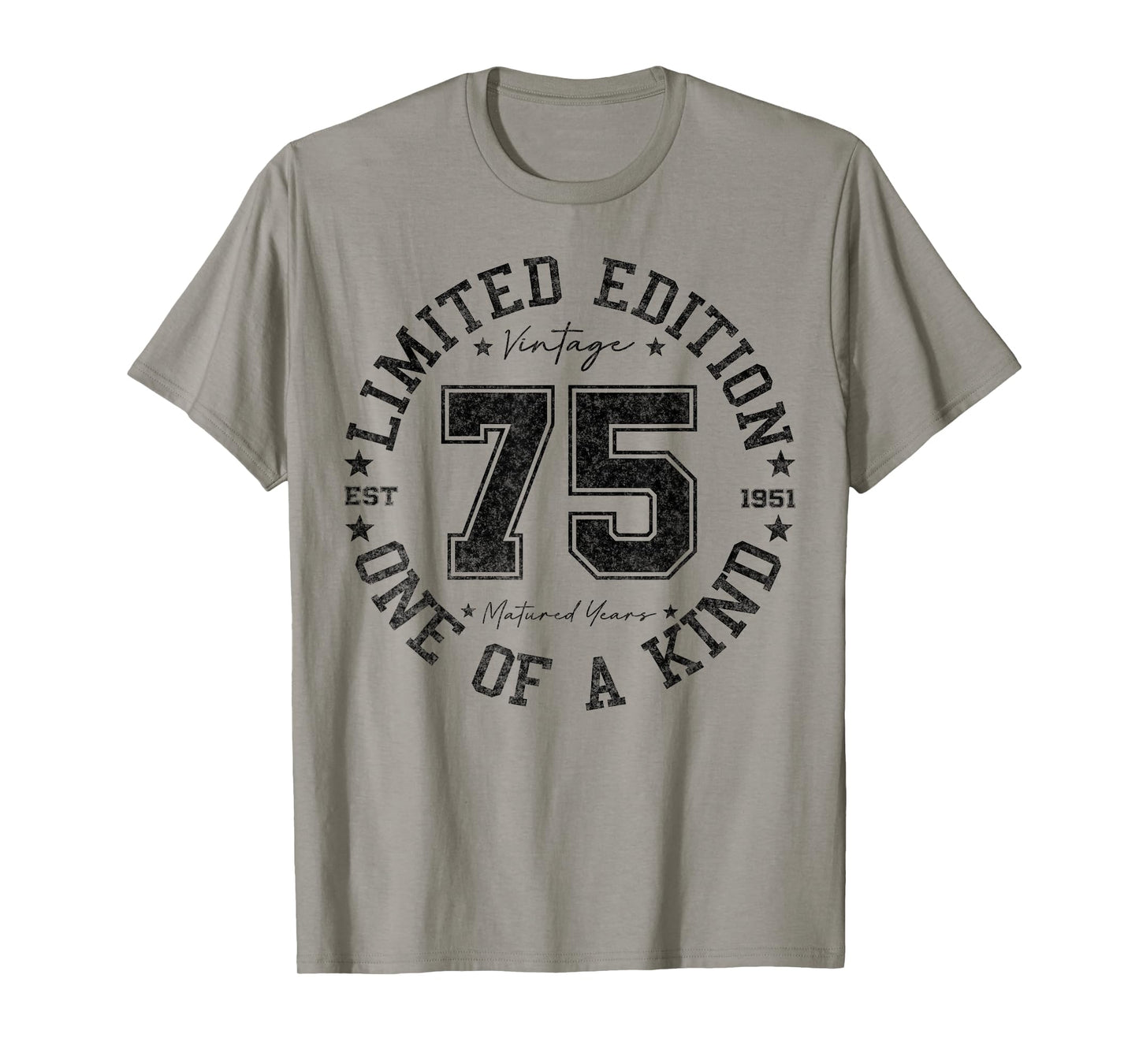 75 Year Old Gifts Vintage 1951 Limited Edition 75th Birthday T-Shirt