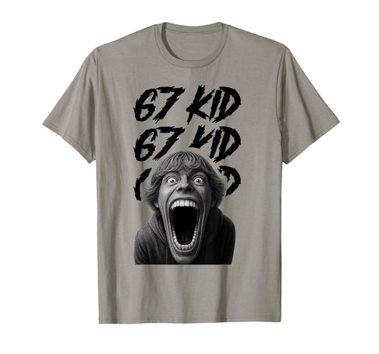 67 Kid GIF, Mason 6-7, Slang Kids Meme six Seven brainrot T-Shirt