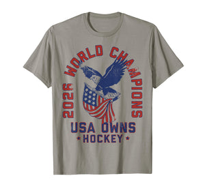 USA Owns Hockey 2026 Tee T-Shirt
