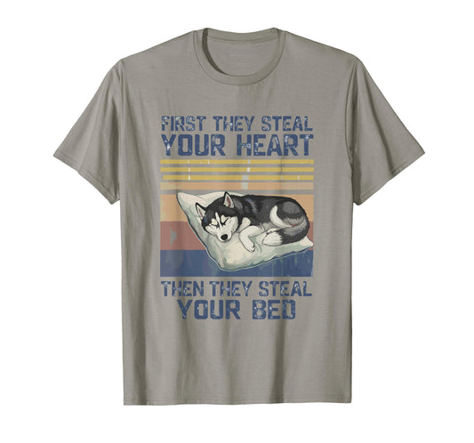 Funny Siberian Husky Pet Lovers Dog Owner Men Women T-Shirt