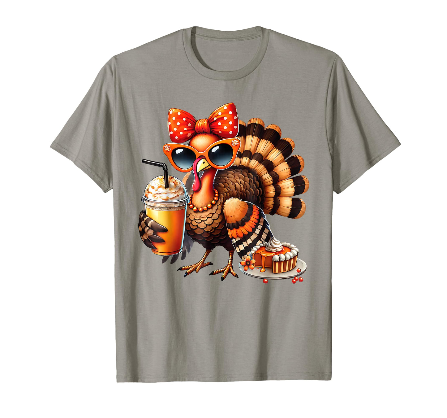 Boujee Turkey Leopard Thanksgiving Fall Chic Turkey Coffee T-Shirt