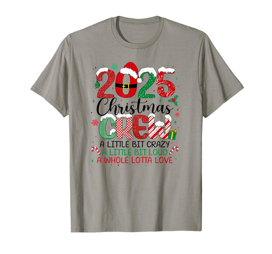 Christmas Cruisin Crew 2025 Matching Family Cruise Holiday T-Shirt