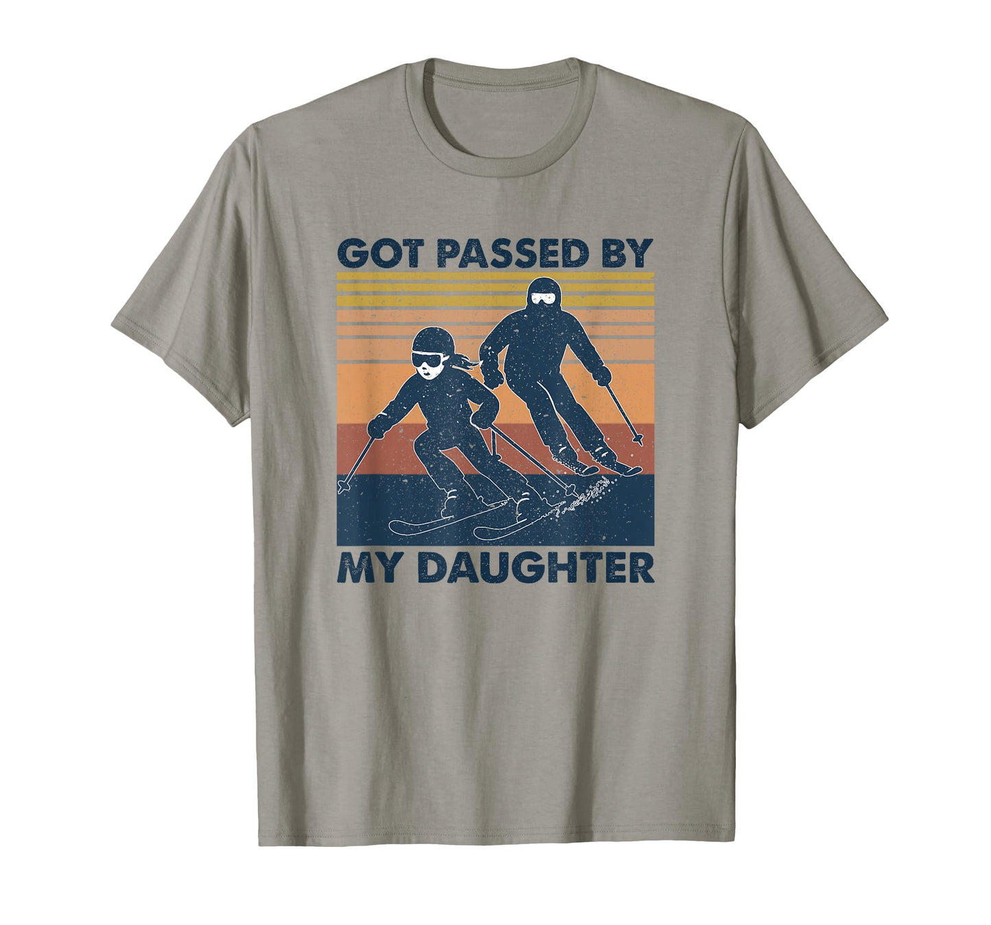 Got Passed by My Daughter Funny Skiing T-Shirt