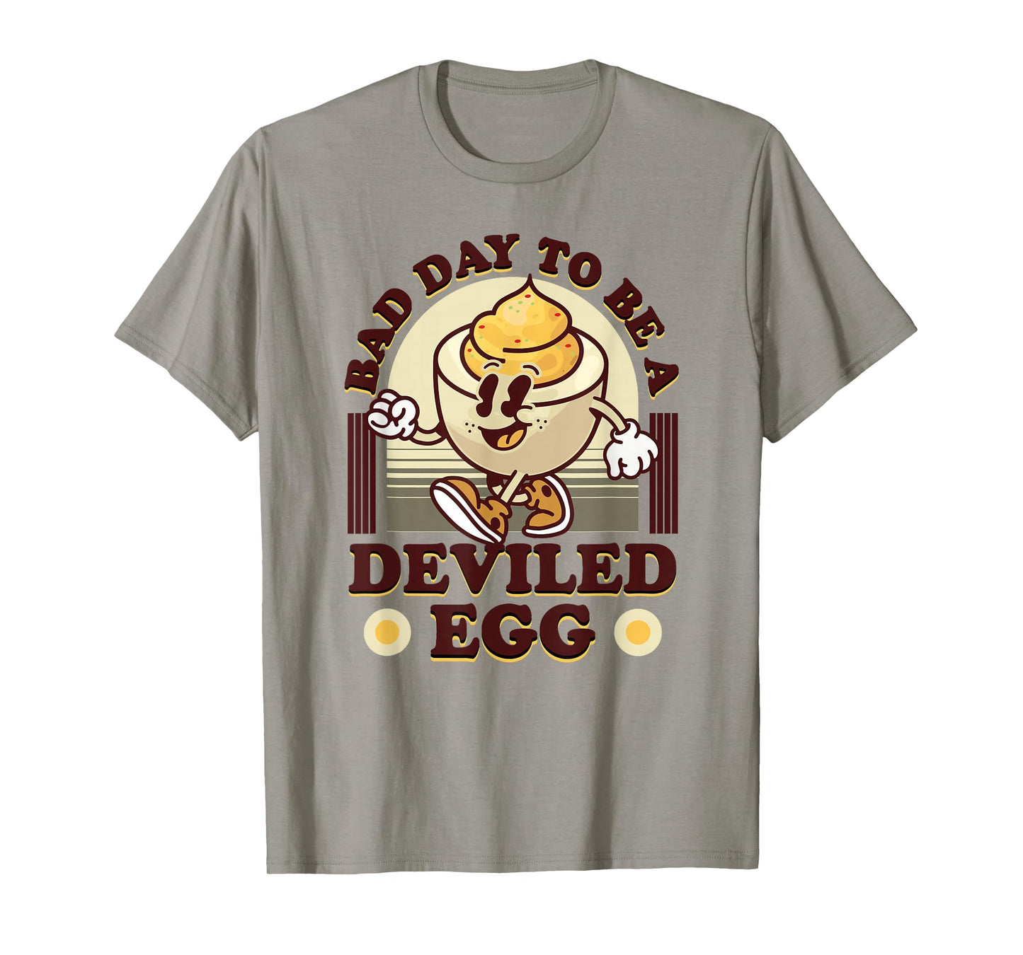 Bad Day to Be a Deviled Egg Funny Thanksgiving Eggs Dinner T-Shirt