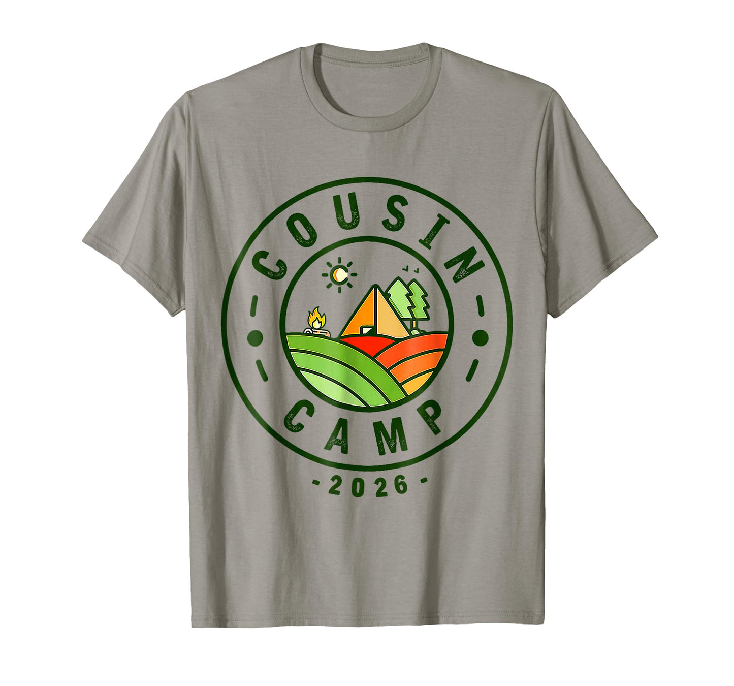 Cousin Camp 2026 Family Vacation Summer Camping T-Shirt