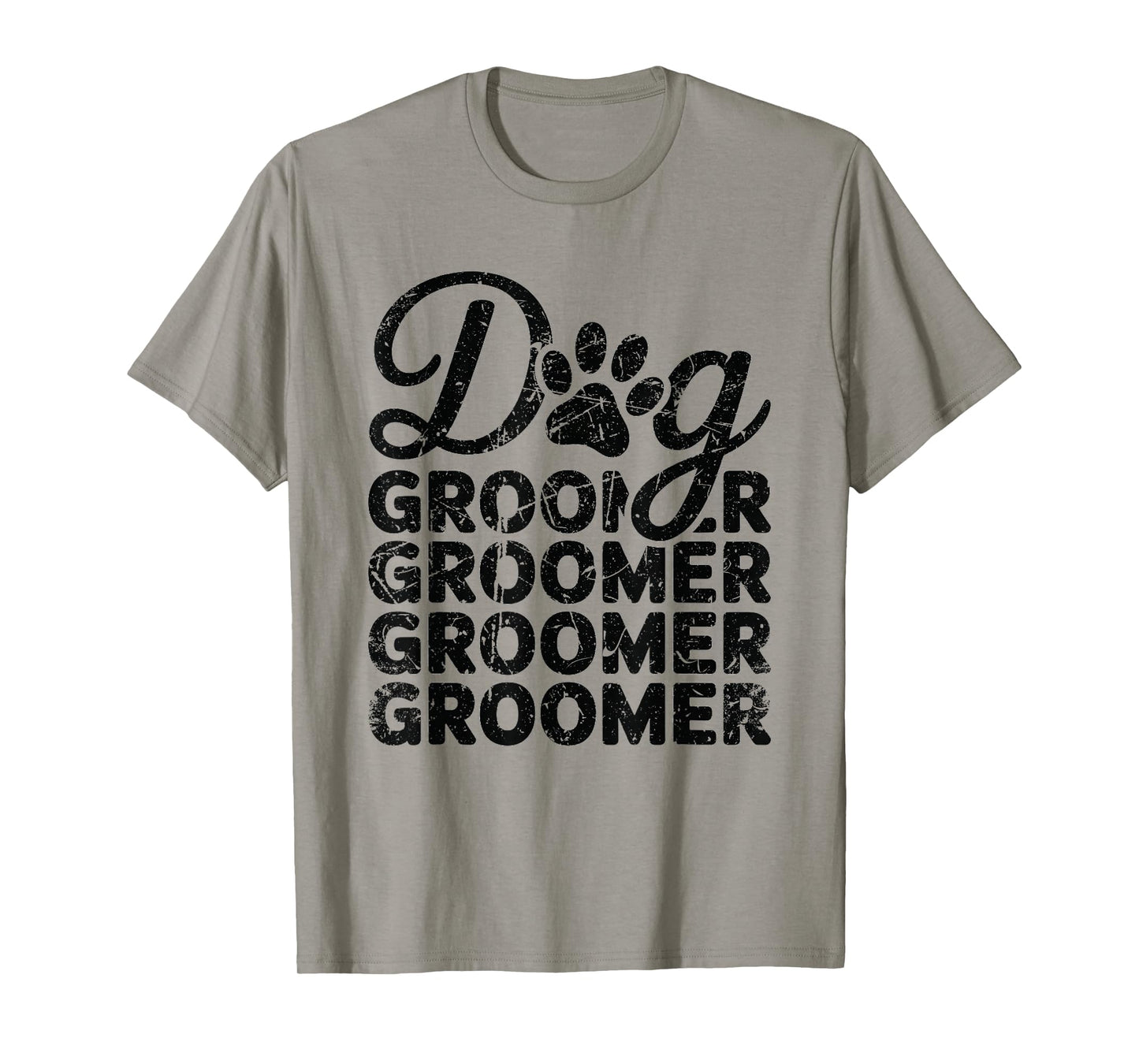 Dog Grooming Art for Men Women Pet Groomer T-Shirt