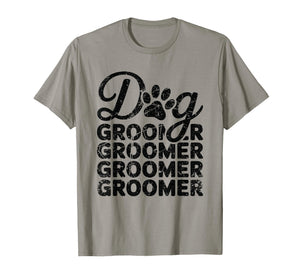 Dog Grooming Art for Men Women Pet Groomer T-Shirt