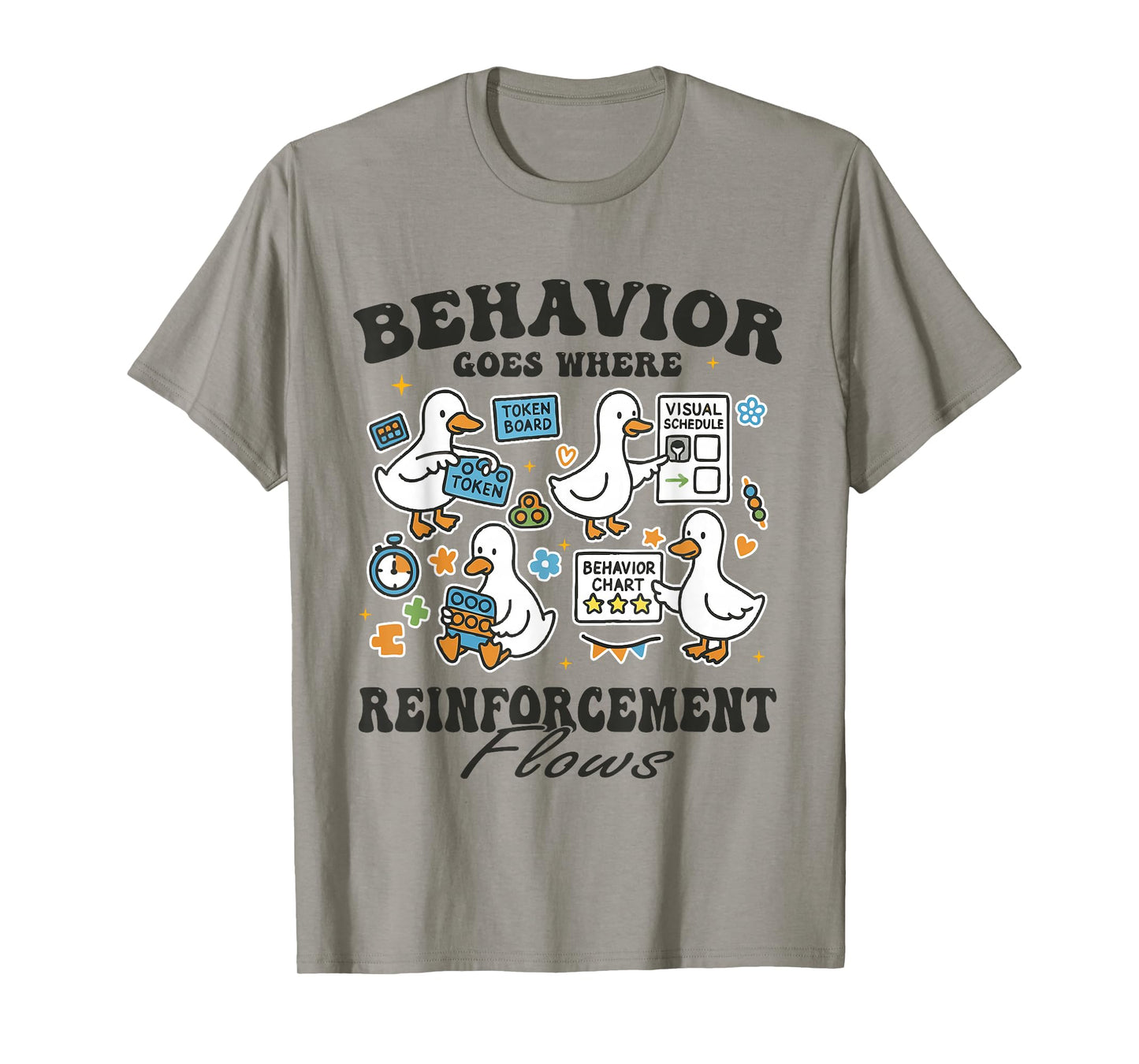 Behavior Analyst Silly Goose RBT ABA Therapy Sped Teacher T-Shirt