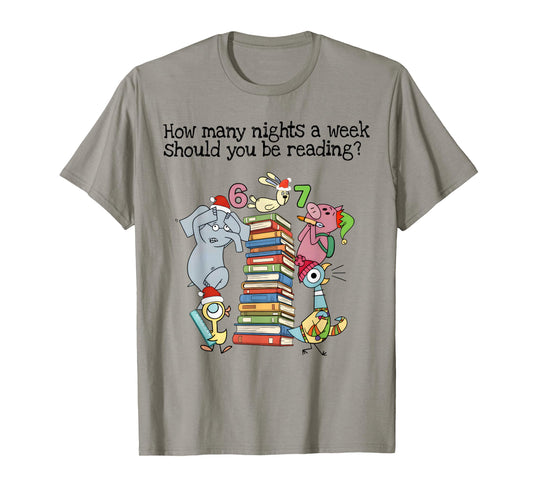 How Many Nights A Week Should You Be Reading 6–7 Teacher T-Shirt