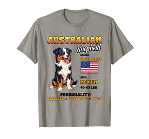 Australian Shepherd Design for Men Women Kids T-Shirt