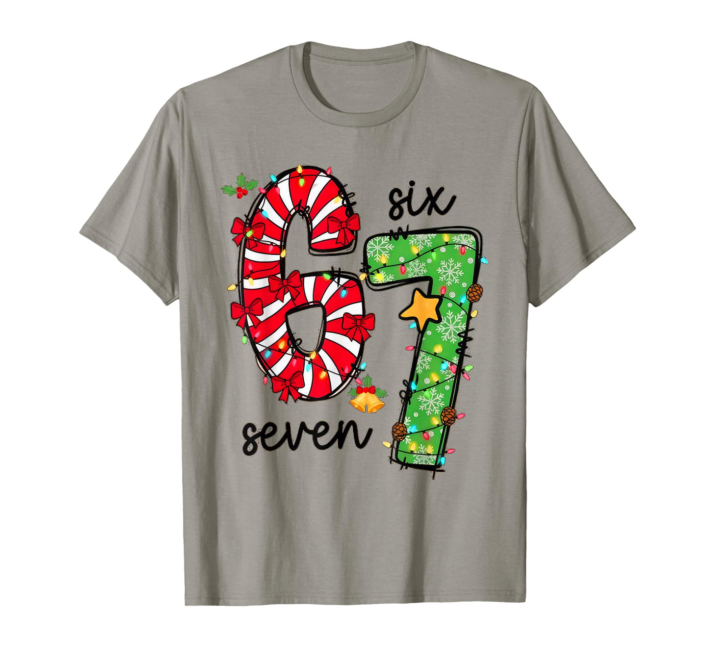 67 Meme Six Seven for Kids Women Men Boys Girls Christmas T-Shirt