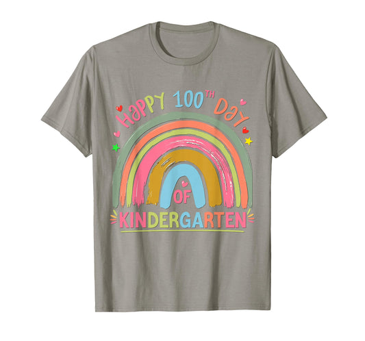 Happy 100 Days of School Teacher Girls Kids Womens T-Shirt