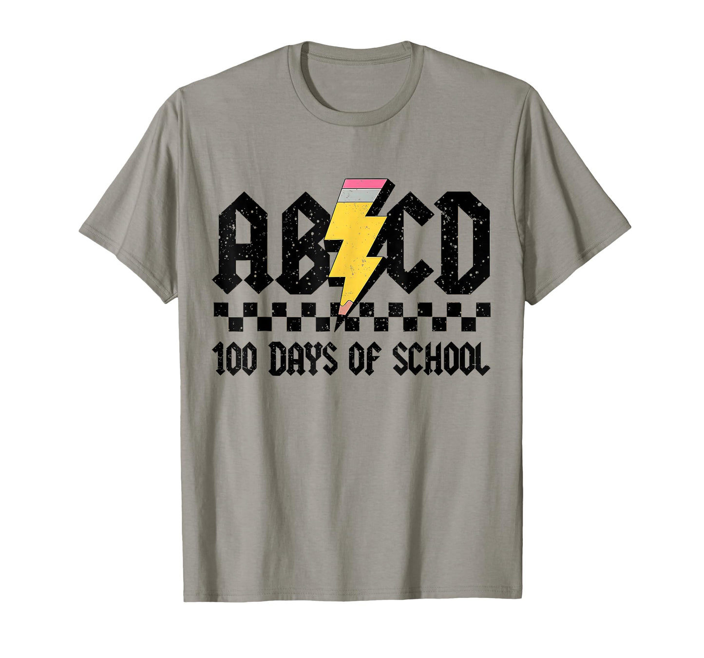 100th Day 100 Days of School ABCD Teachers Rock T-Shirt