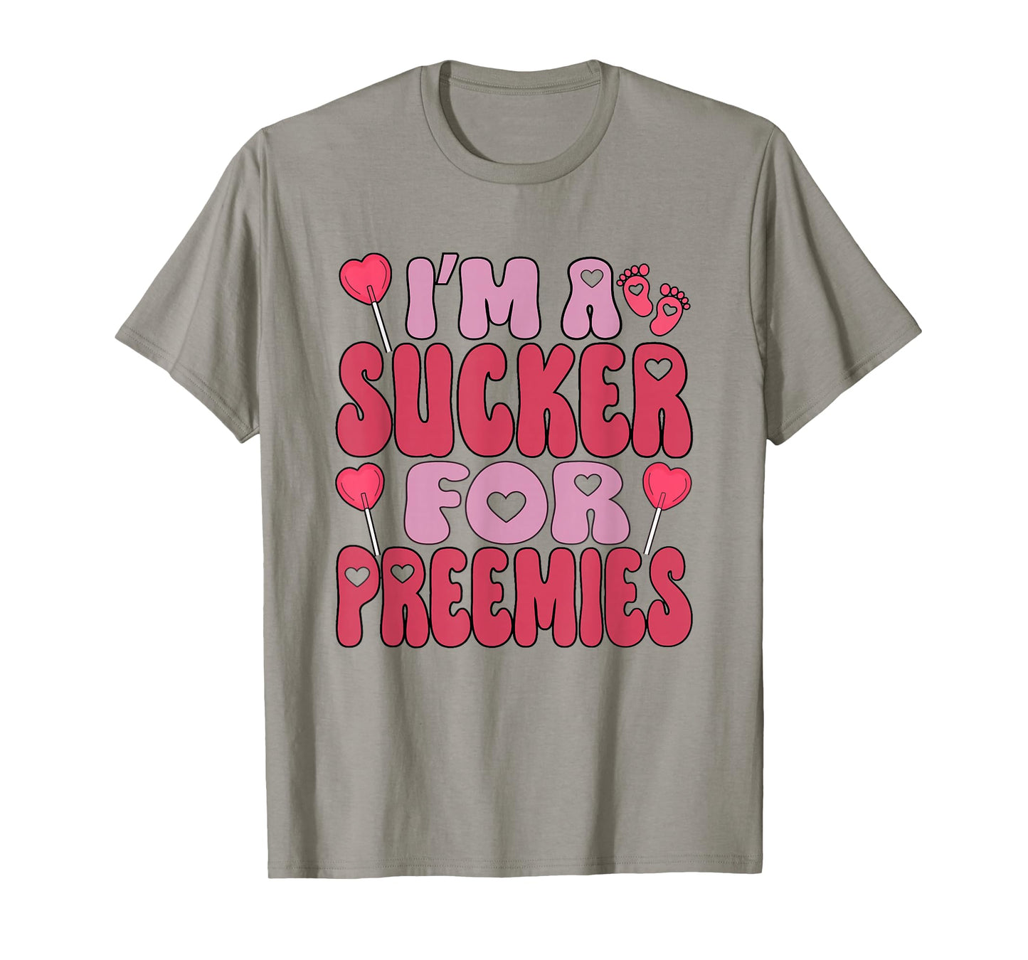 Women NICU Nurse Valentine's Day Retro Neonatal ICU Nurse T-Shirt