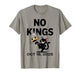 Black Cat No Kings October 18 No Kings Day T-Shirt