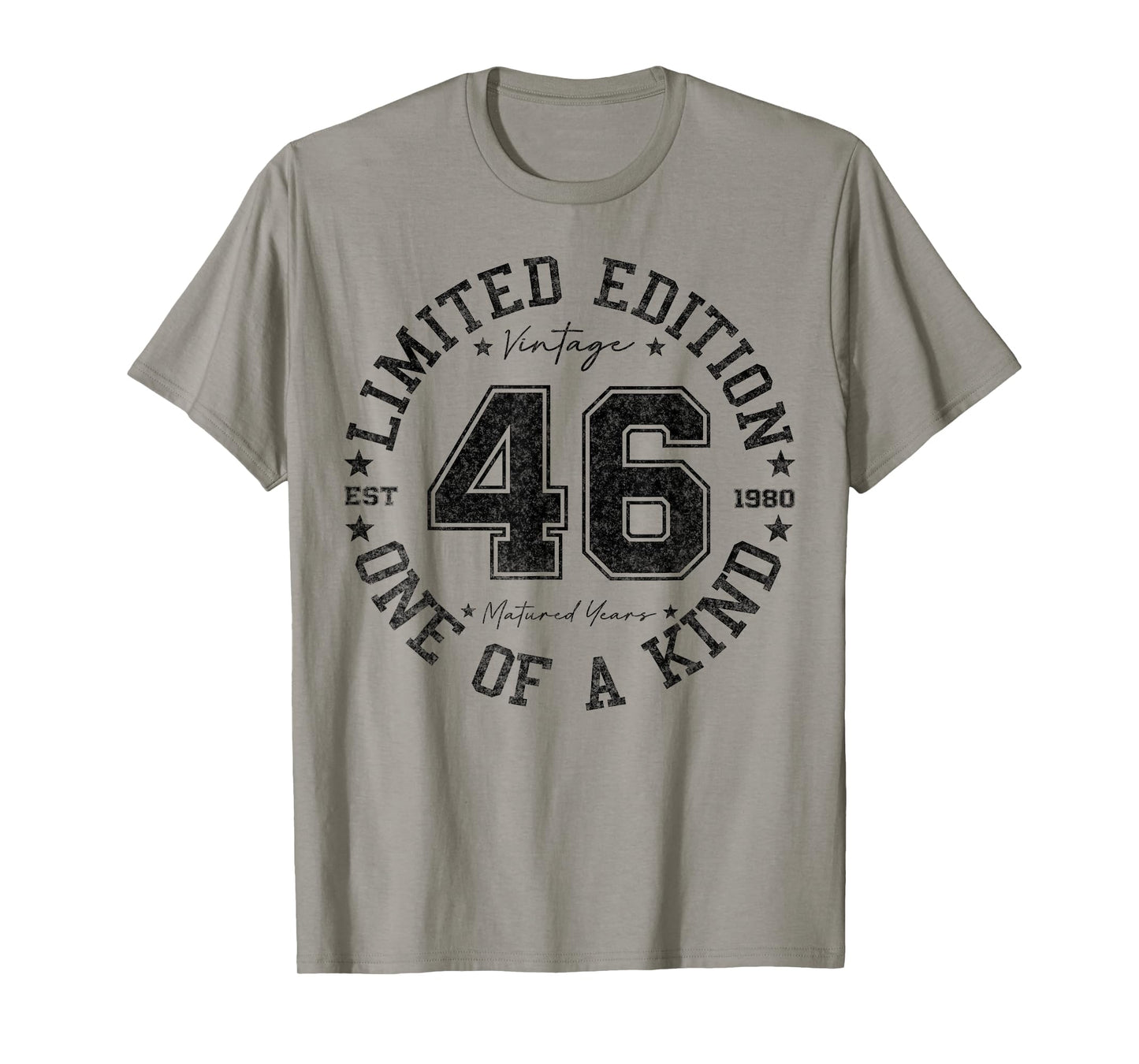 46 Year Old Gifts Vintage 1980 Limited Edition 46th Birthday T-Shirt