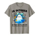 in October We Wear Blue and Yellow Down Syndrome Awareness T-Shirt