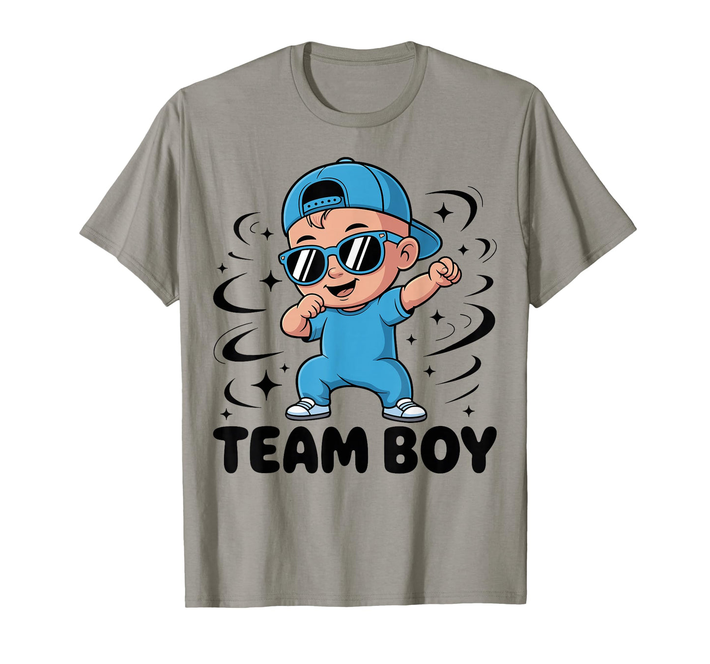 Team Boy Baby Announcement Gender Reveal Family Party T-Shirt