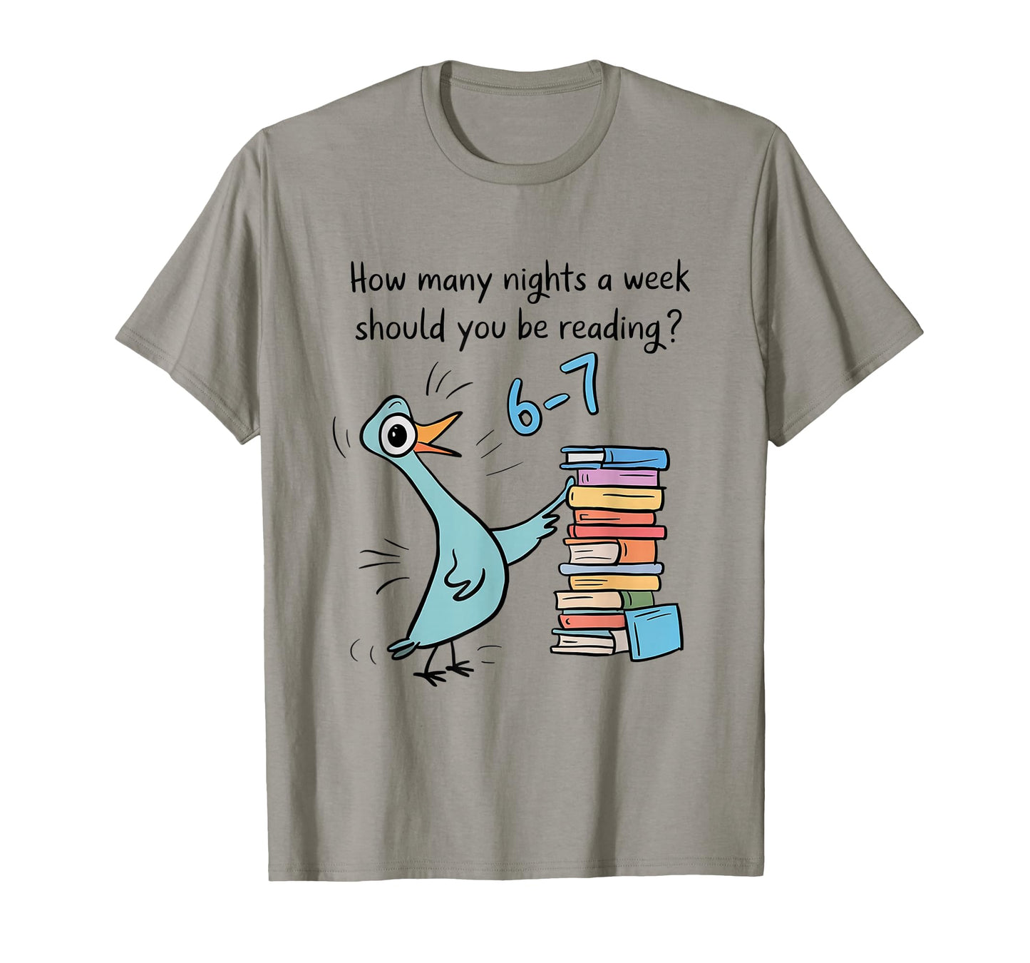 How Many Nights A Week Should You Be Reading 67 Meme Teacher T-Shirt