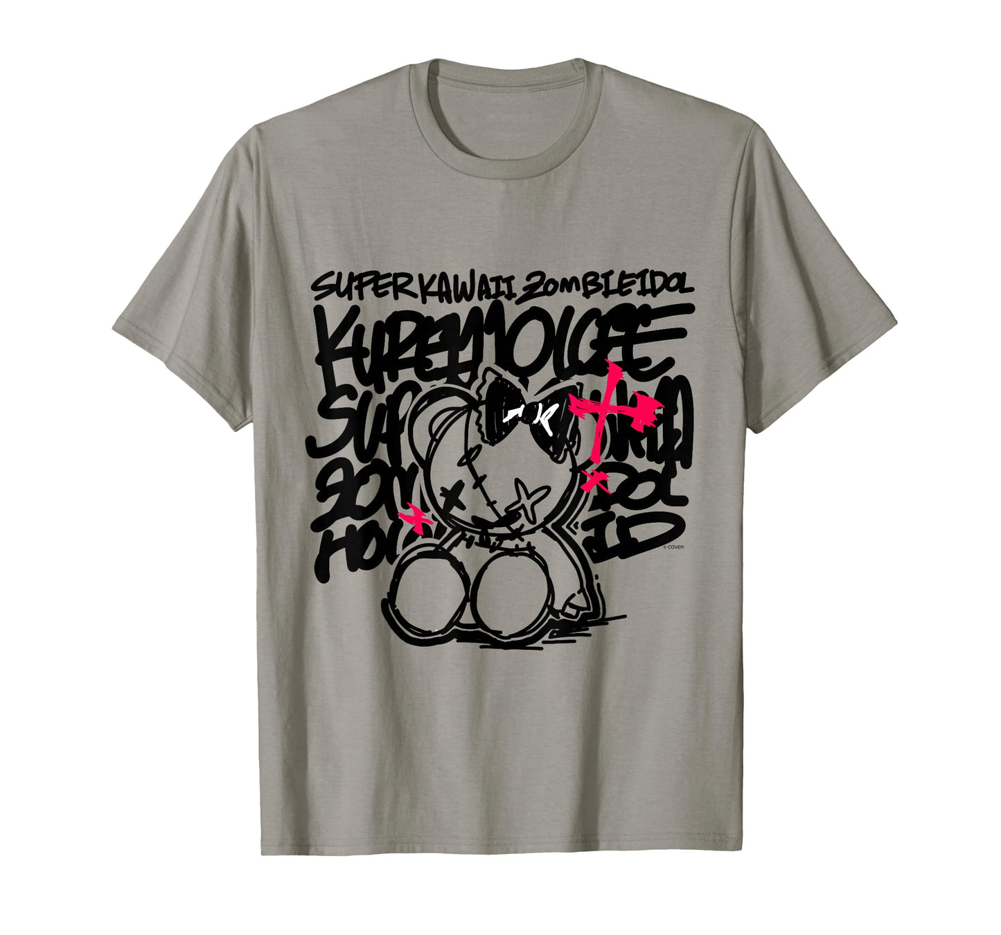 [Kureiji Ollie] Super Kawaii Zombie Idol White T-Shirt