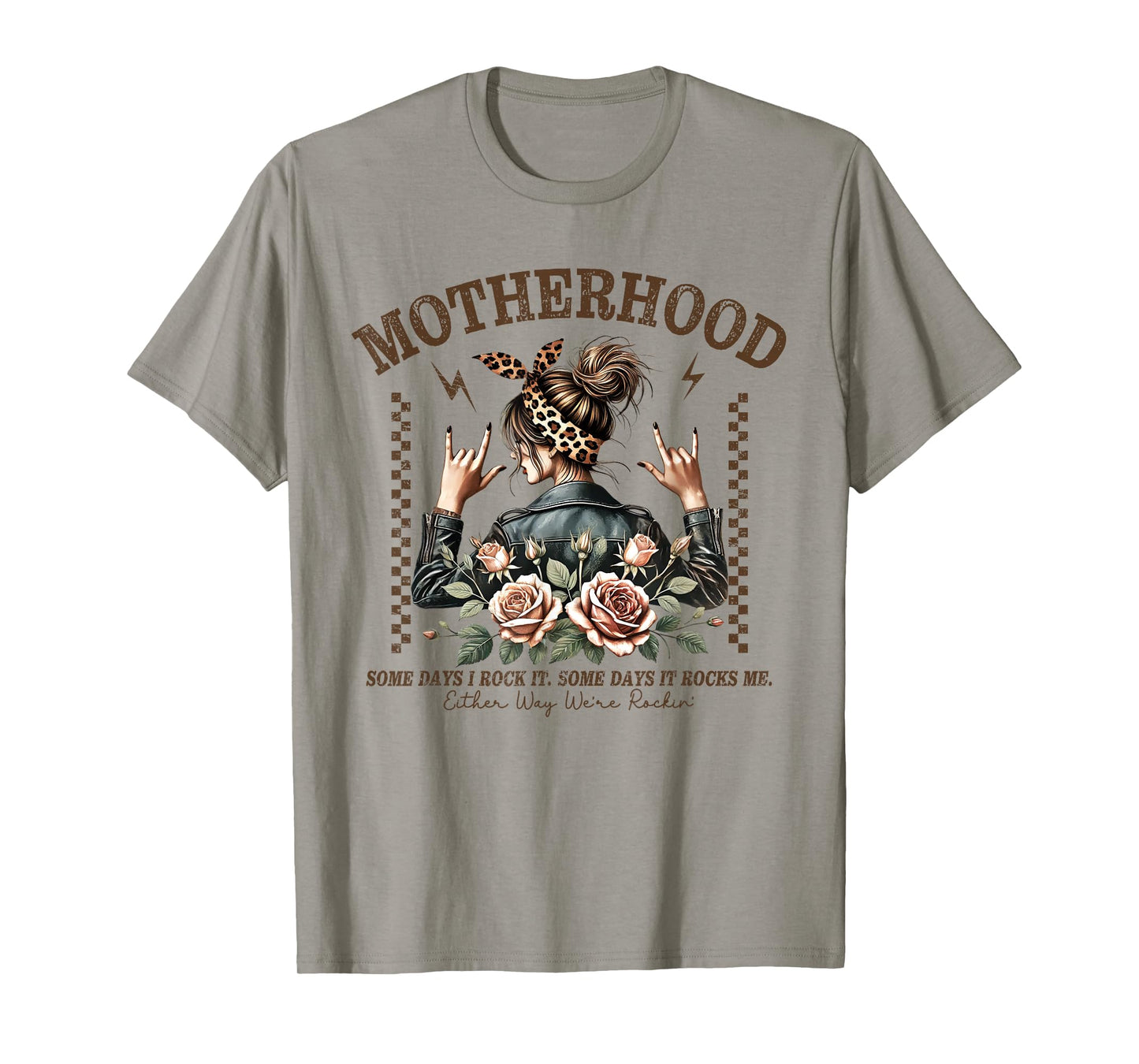 Rocking Motherhood Mom Mother's Day Cool Graphic T-Shirt