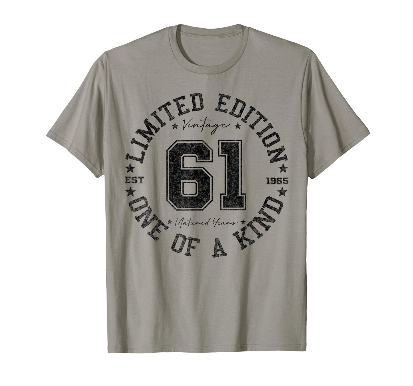 61 Year Old Gifts Vintage 1965 Limited Edition 61st Birthday T-Shirt