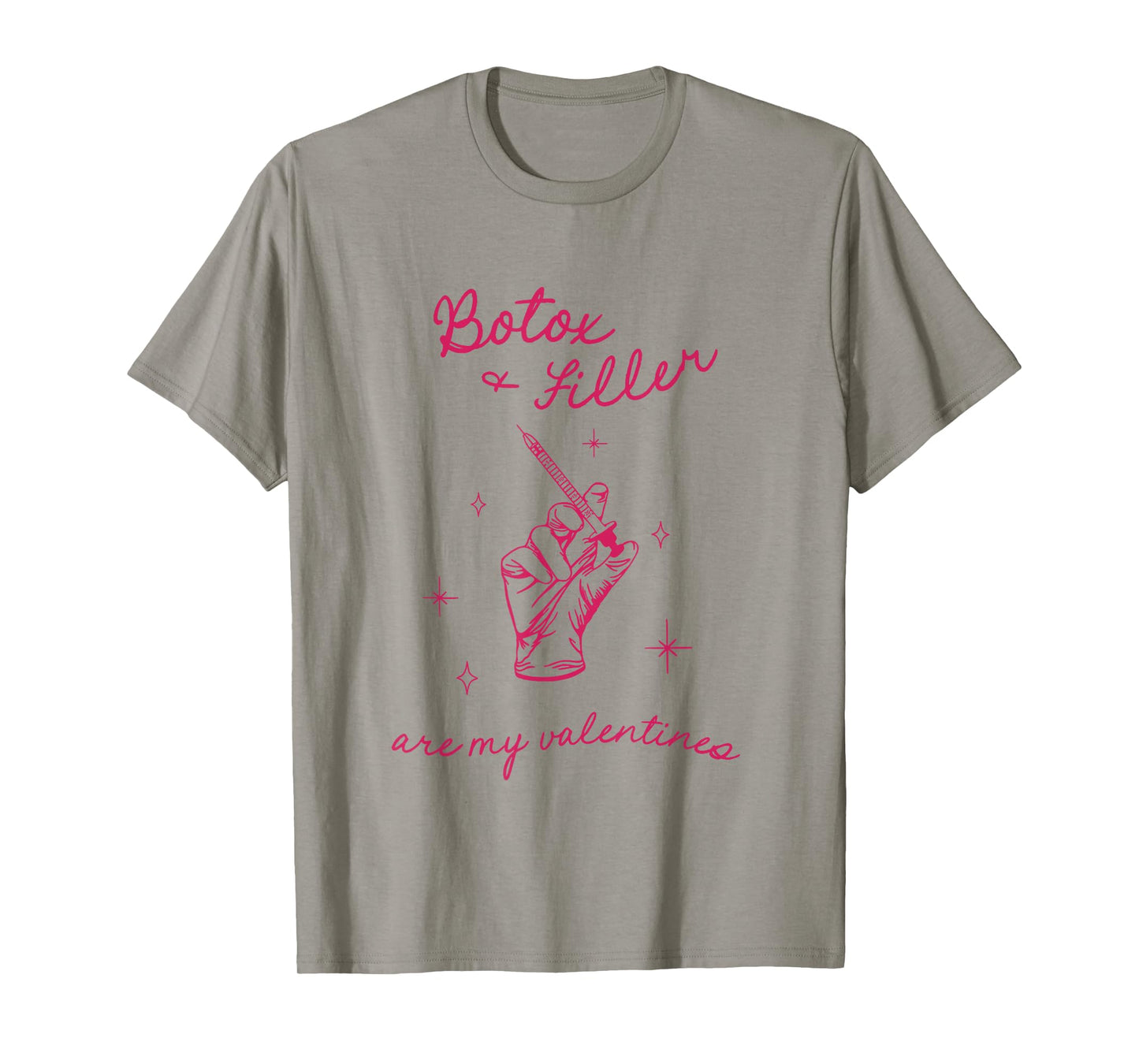 Botox Filler Valentines Aesthetic Nurse Injector Esthetician T-Shirt