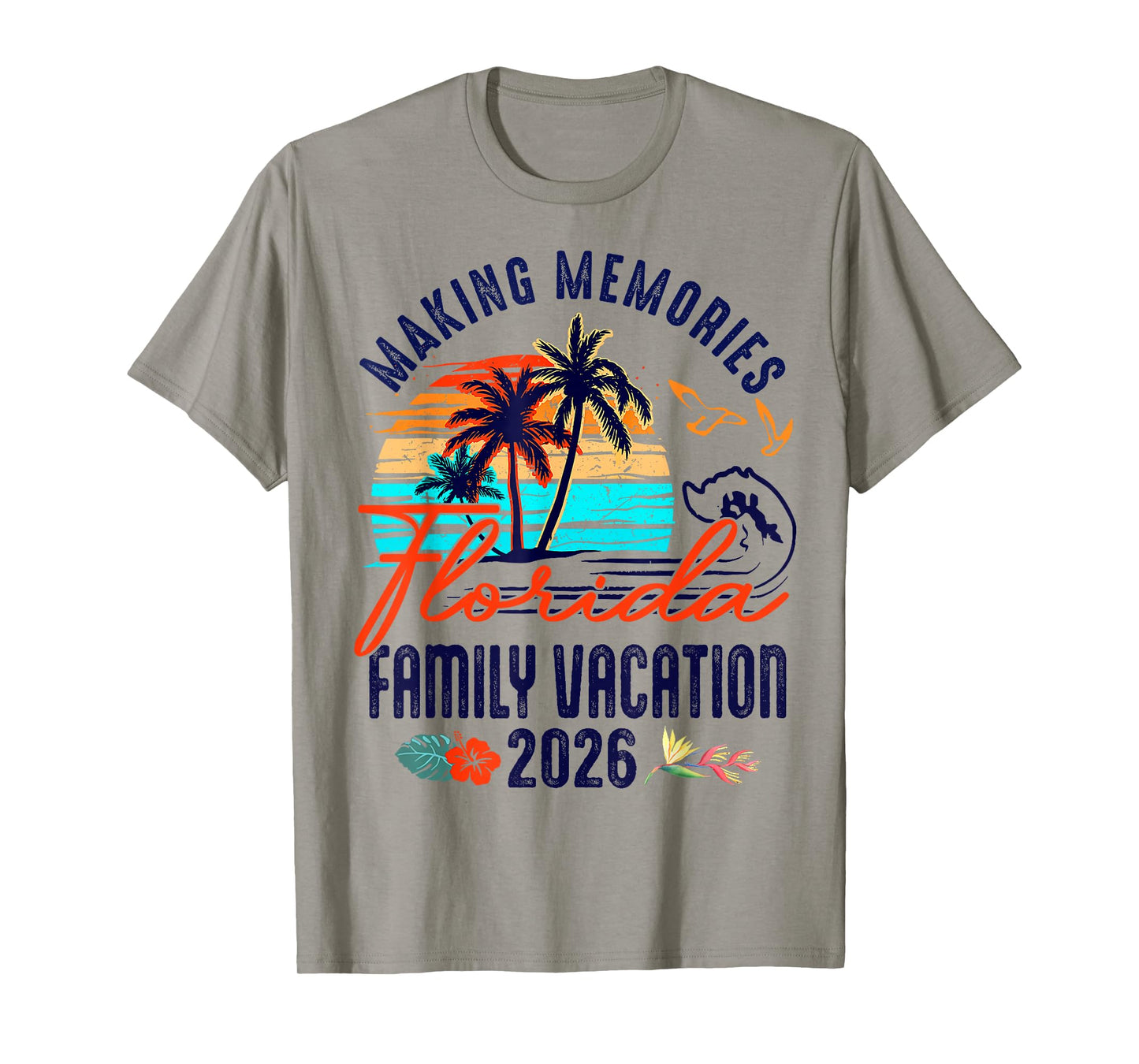 Family Florida Vacation 2026 Summer Vacation Matching Group T-Shirt