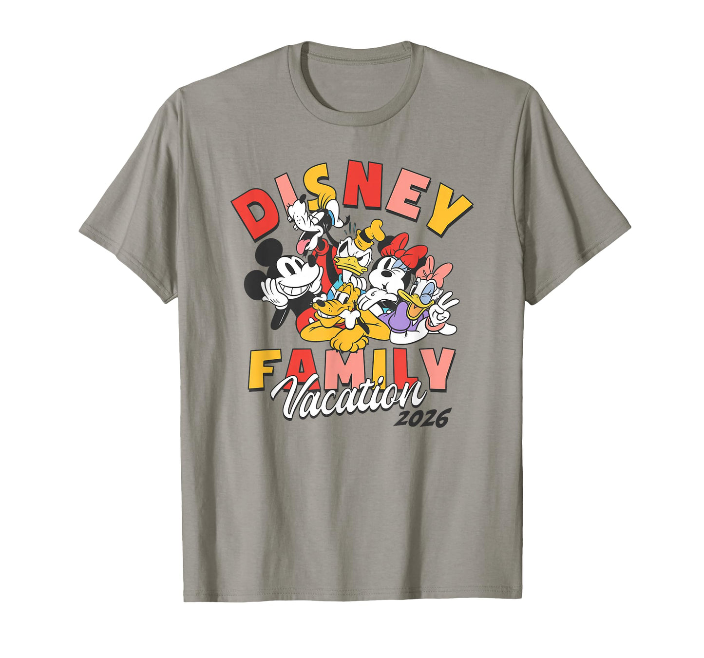 Disney Mickey and Friends Family Matching Vacation 2026 T-Shirt