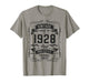 Vintage 1928 98yr 98th Birthday Gifts for Men 98 Years Old T-Shirt
