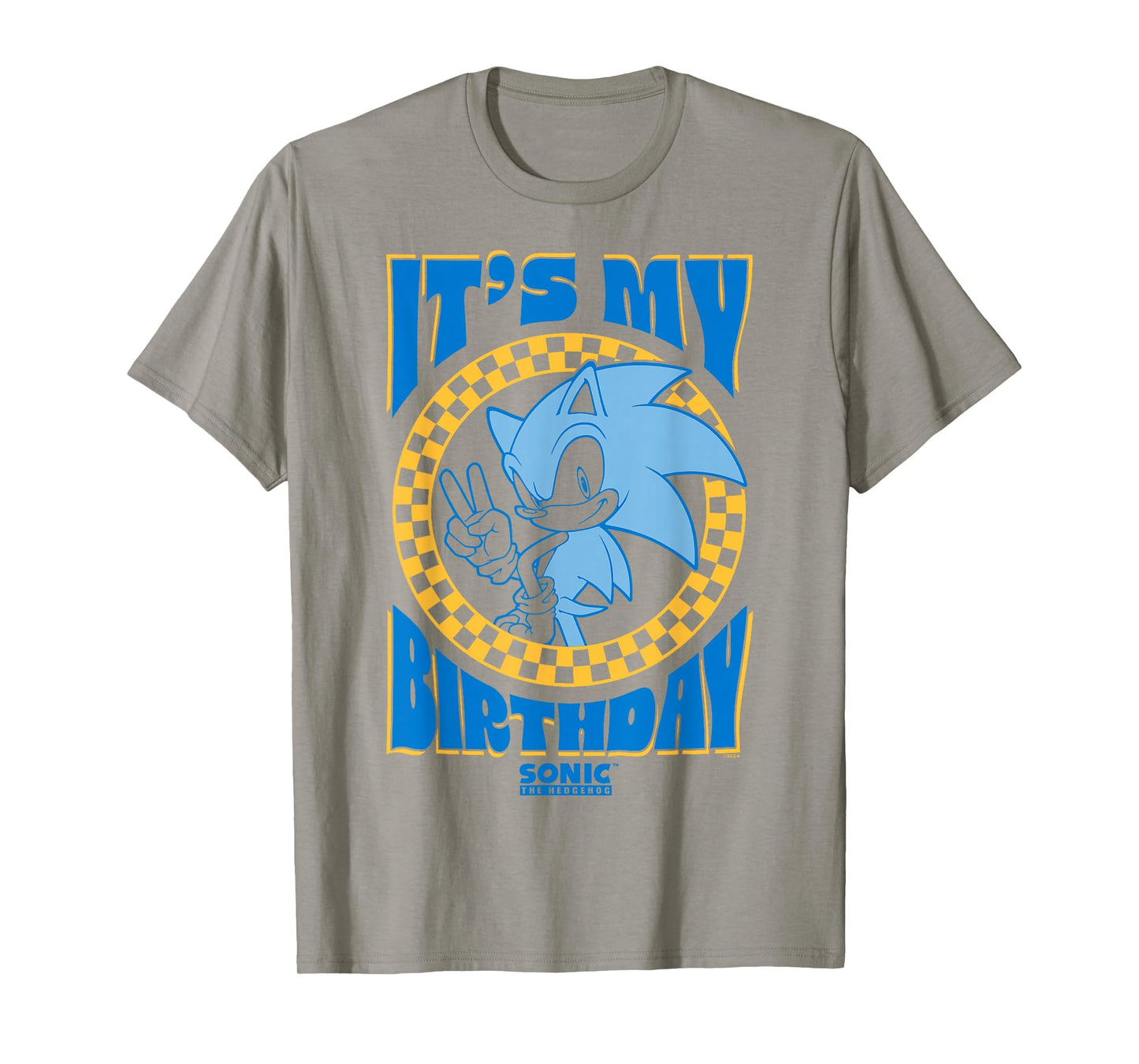 Sonic The Hedgehog It's My Birthday Cool Sonic Pose Poster T-Shirt