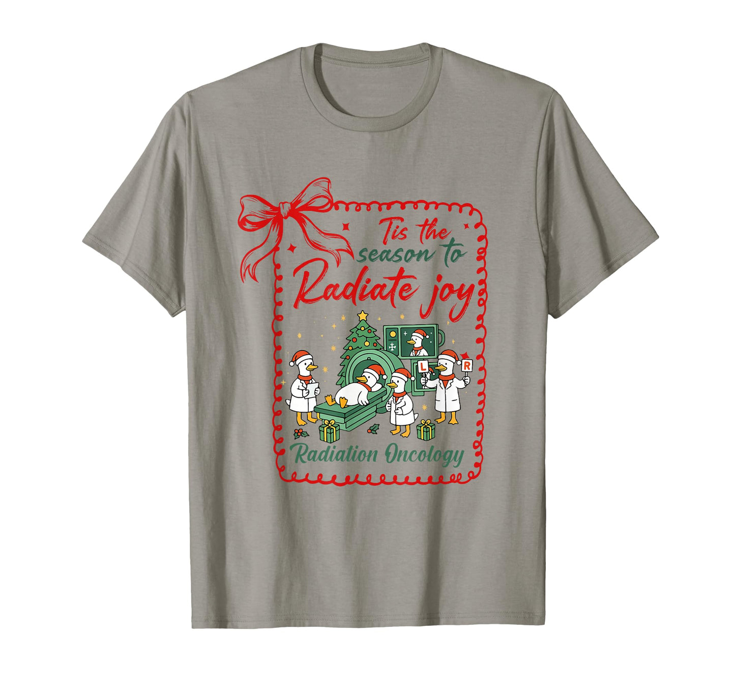 Tis The Season to Radiate Joy Radiation Oncology Christmas T-Shirt