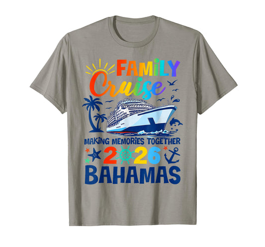 Bahamas Cruise 2026 Family Friends Group Vacation Matching T-Shirt