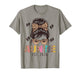Promoted to Auntie est 2026 Aunt to be New Aunt Messy Bun T-Shirt