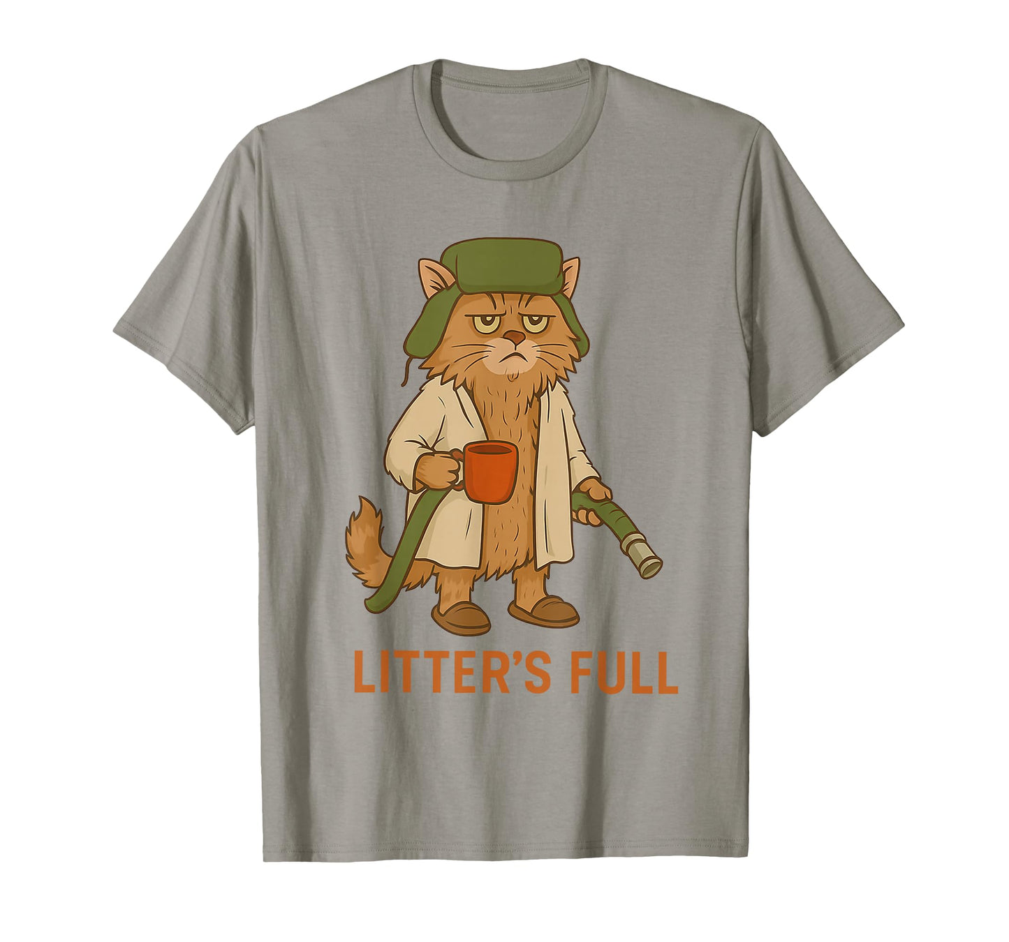 Funny Cat Christmas, Litter’s Full Cat T-Shirt