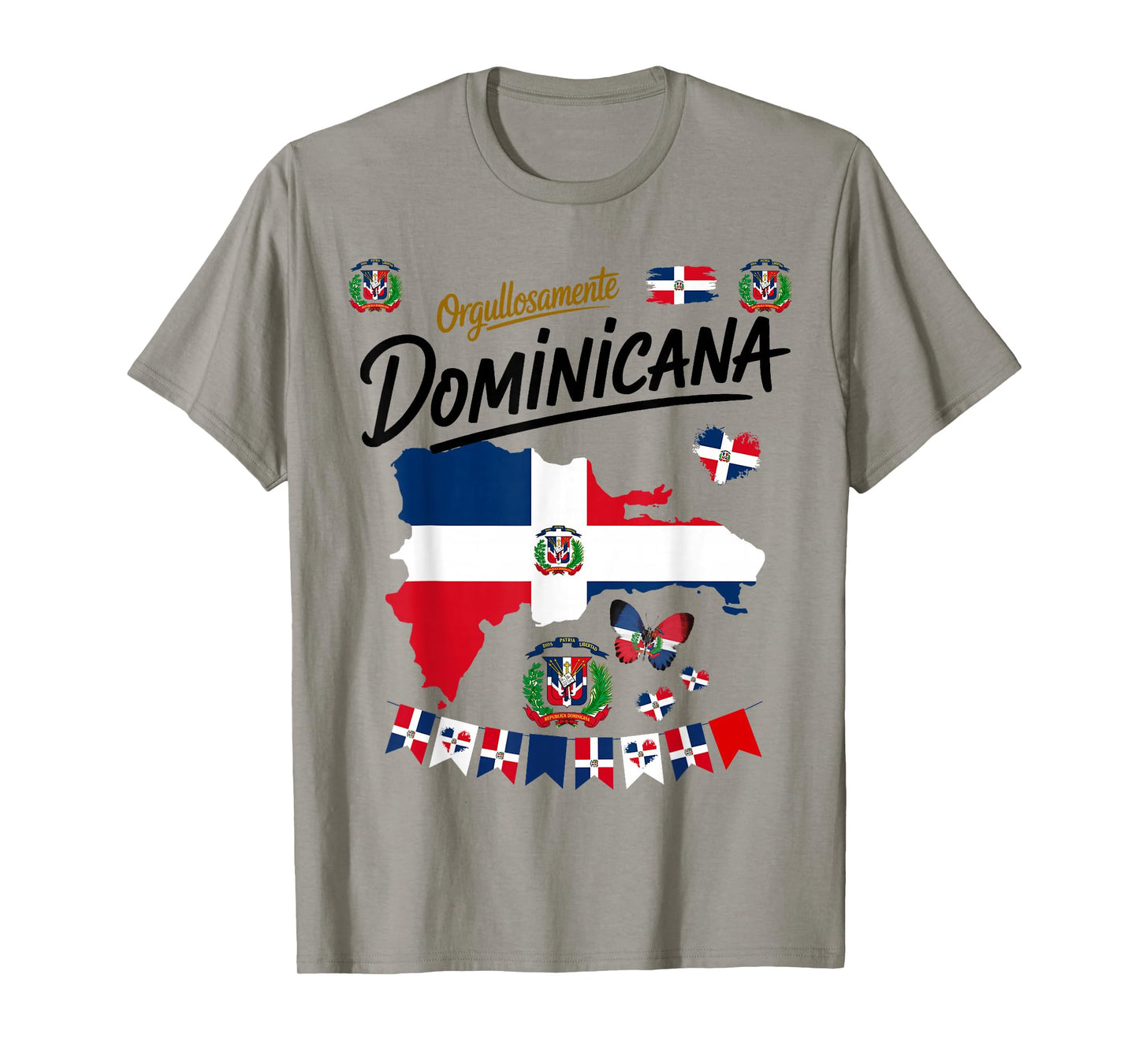 Republica Dominicana Idea for Women & Latino Dominican Flag T-Shirt