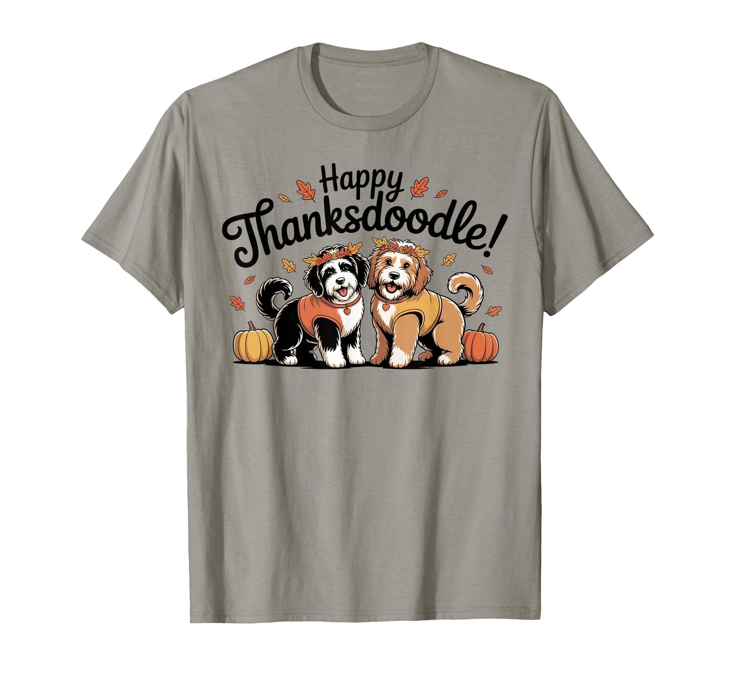 Funny Goldendoodle Thanksgiving Design with Cute Doodle Dog T-Shirt